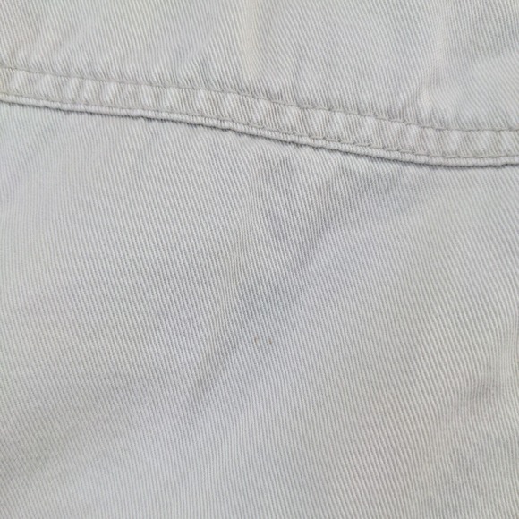 UnionBay Men's Cargo Shorts Cream Size L 100% Cotton Pockets Drawstrings - Picture 5 of 13